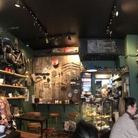 The cafe at Petról in Copenhagen