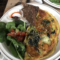 Omelette at Petról in Copenhagen