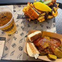 Vish & Chips und Currywurst #Veganuary at Vincent - Mercado Center in Hamburg