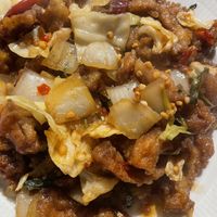 Gai Par Matmamuan (fried vegan chicken)   at Ssong Thai in Seoul