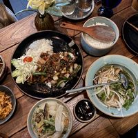 Vegan christmas set at Ssong Thai in Seoul