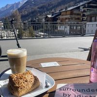   at Cup's Italian Coffee House in Zermatt