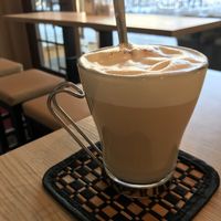 Soy Chai at Cup's Italian Coffee House in Zermatt
