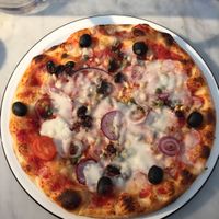 Vegan Veneziana at Pizza Express in Ely