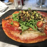 Vegan leggera pizza at Pizza Express in Ely