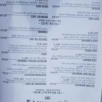 Menu at Quay Arts Cafe in Newport