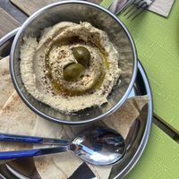 Hummus  at Kaş Gurme Falafel in Kas