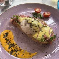   at Creme Cafe in Lanzarote