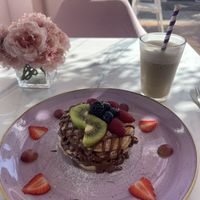   at Creme Cafe in Lanzarote