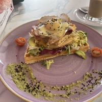 Créme Waffle   at Creme Cafe in Lanzarote