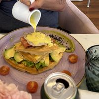   at Creme Cafe in Lanzarote