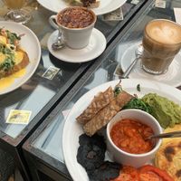 brunch spread at Singl-end - Merchant City in Glasgow