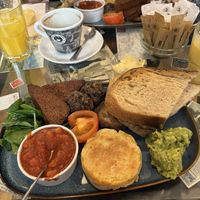 Vegan breakfast  at Singl-end - Merchant City in Glasgow