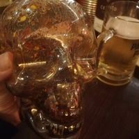 The skull chilli oil extra hot at Paesano Pizza - West End in Glasgow