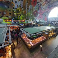 Somewhere in De Markthal at 55 Bombay Street in Rotterdam