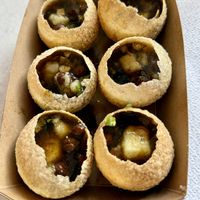 Pani puri  at 55 Bombay Street in Rotterdam