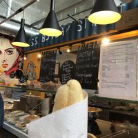 Ordered a chickpea sandwich at 55 Bombay Street in Rotterdam