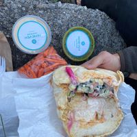 Yummm vegan food! at Nineveh Assyrian - Food Truck in Olympia