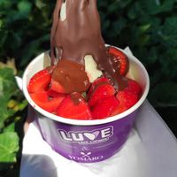 August Aktion 2022 - veganes Lupineneis at YOMARO - Königsstraße in Muenster