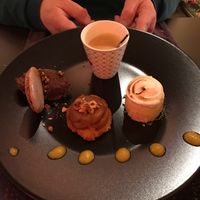 Vegan café gourmand   at La Tomate Noire in Corsica