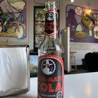 This soda cost like five bucks.  at Vegan Dealer in Santiago