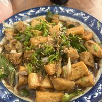Mongolian tofu  at Vegan Dealer in Santiago