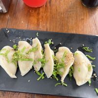 Dumplings  at Vegan Dealer in Santiago