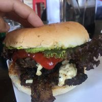 Seitan at Vegan Dealer in Santiago