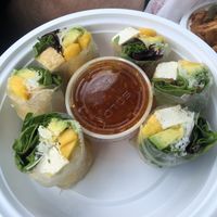 Rice paper roll (had mango in them yum)  at Ye's Asian Vegan Kitchen in Hilliard