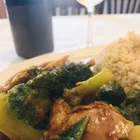 Broccoli soya with pepper at Ye's Asian Vegan Kitchen in Hilliard