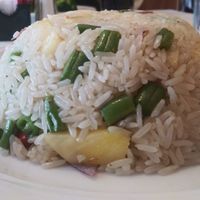 Pineapple fried rice at Ye's Asian Vegan Kitchen in Hilliard