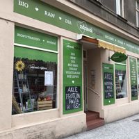 Outside  at Moje ZV in Prague