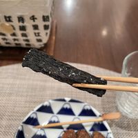 After I finished the yakitori, the waiter came by and let me know that the charcoal was edible 🤯  at Saido in Tokyo