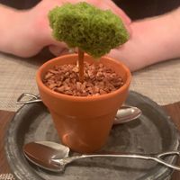 Raspberry mousse  at Saido in Tokyo