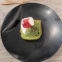 Matcha cake   at Saido in Tokyo
