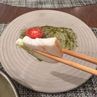 The best vegan cheese ever. at Saido in Tokyo