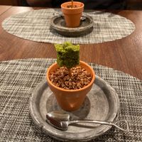 Dessert - matcha pound cake at Saido in Tokyo