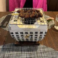 Yakatori with surprise   at Saido in Tokyo