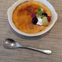crème brûlée at Saido in Tokyo