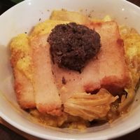 Vegan katsudon at Saido in Tokyo