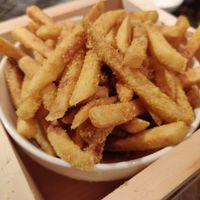 Fries & vegan cheese (more like nutritional yeast but still good) at Saido in Tokyo