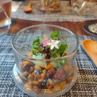 Second course- yes, it smokes! at Saido in Tokyo