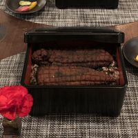 Vegan eel over rice at Saido in Tokyo