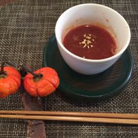 Beet soup at Saido in Tokyo