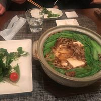 Tofu nabe at Saido in Tokyo