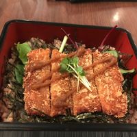 Katsu of soy meat at Saido in Tokyo
