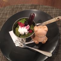 Matcha pancake at Saido in Tokyo