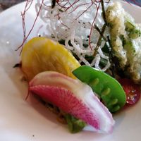 Broccoli noodle Tokyo special at Saido in Tokyo