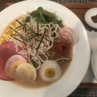 Miso sei men with turmeric ramen at Saido in Tokyo