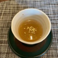 Starter soup at Saido in Tokyo